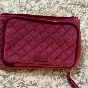 Vera Bradley Quilted Magenta Cosmetic Bag NWT